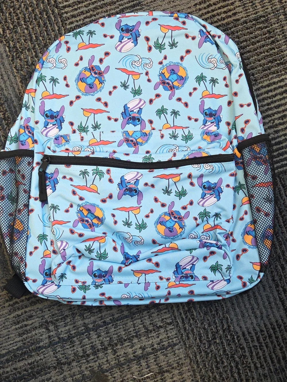 Disney's Stitch Backpack and lunch bag set--NWT-- Stitch character all over